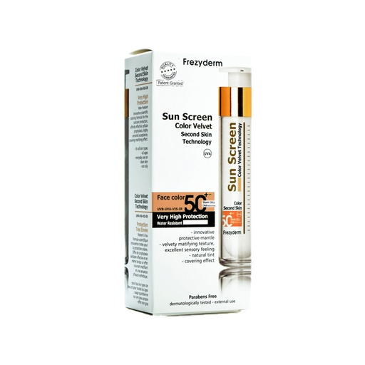 [5202888222351] Frezyderm sun screen color velvet 50spf 50ml