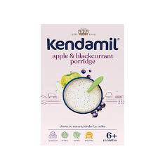 Kendamil apple and blackcurrant porridge